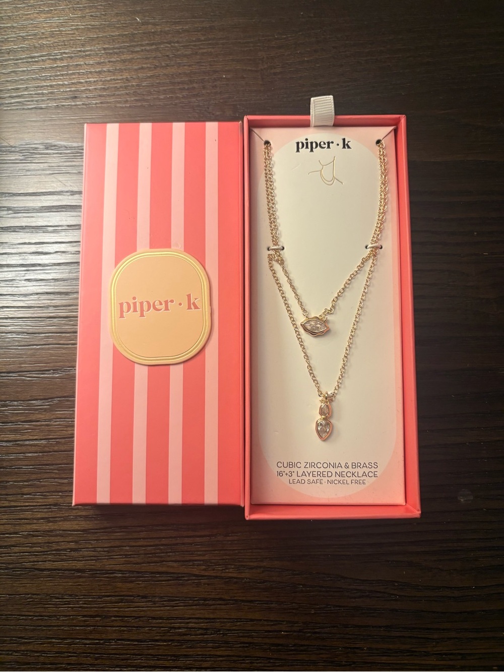 NEW Piper K Gold Layered Necklace